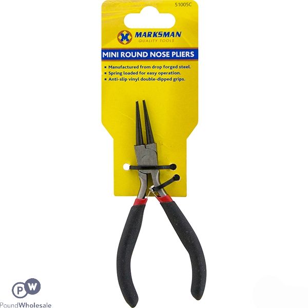 MARKSMAN MINI ROUND NOSE PLIER 5"