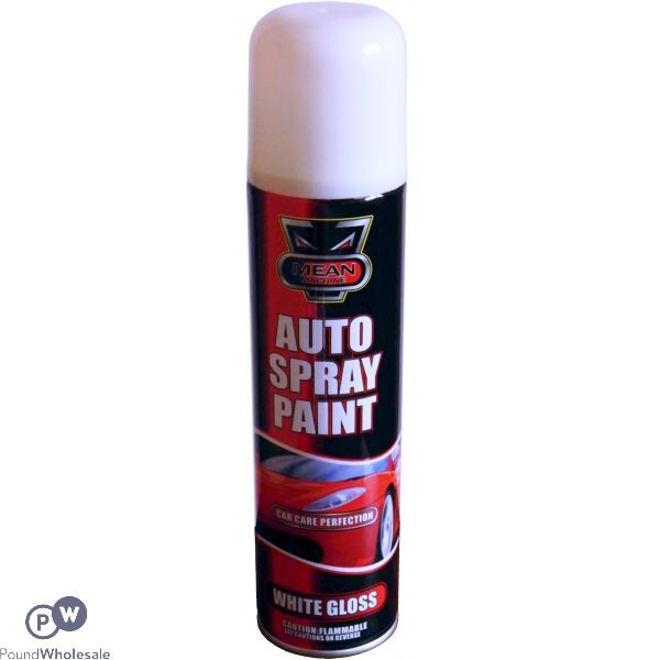 Mean Machine Auto Spray White Gloss 300ml