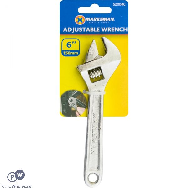 Marksman Adjustable Wrench Spanner 6"