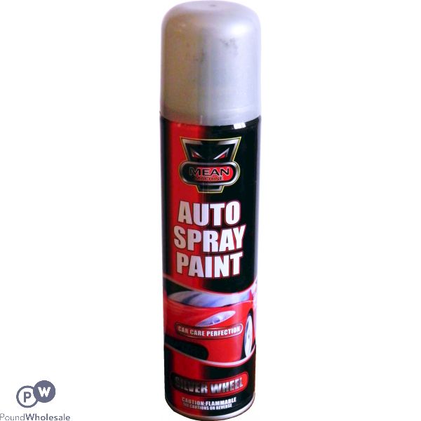 Mean Machine Auto Spray Silver Wheel 300ml