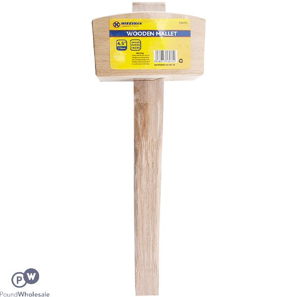 MARKSMAN WOODEN MALLET 4.5"