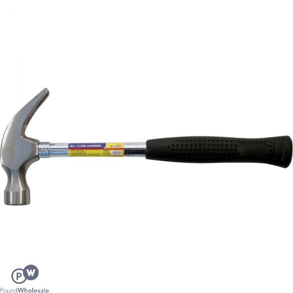 MARKSMAN CLAW HAMMER TUBULAR HANDLE 8OZ