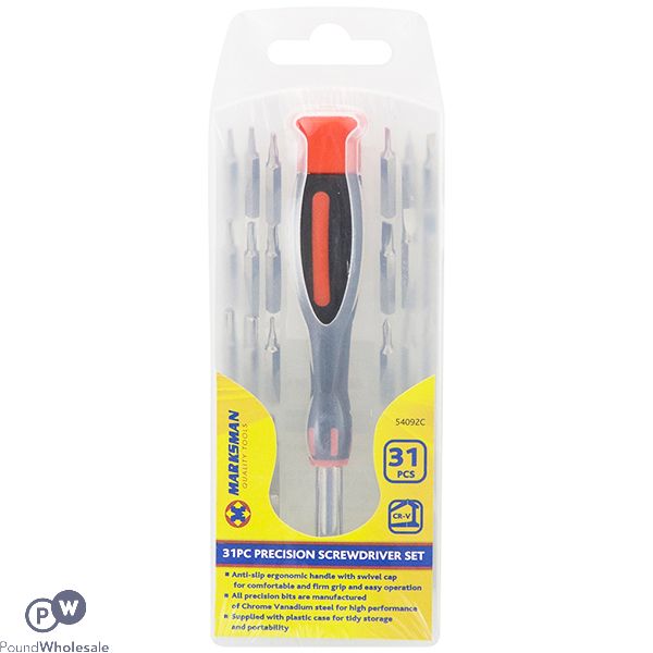 Marksman Precision Screwdriver Set 31pc