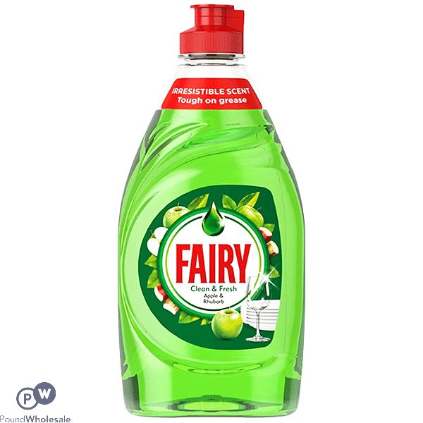 Fairy Clean & Fresh Apple & Rhubarb Washing Up Liquid 320ml