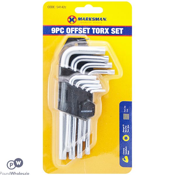 Marksman Offset Torx Set 9pc