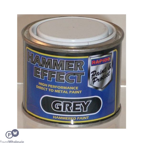 Rapide Hammer Effect Grey Paint 170ml