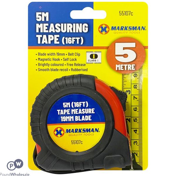 MARKSMAN TAPE MEASURE 5M