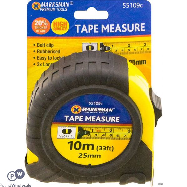 Marksman Tape Measure 10m