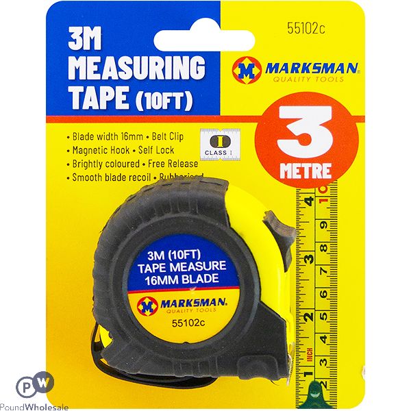 MARKSMAN MEASURING TAPE 3M