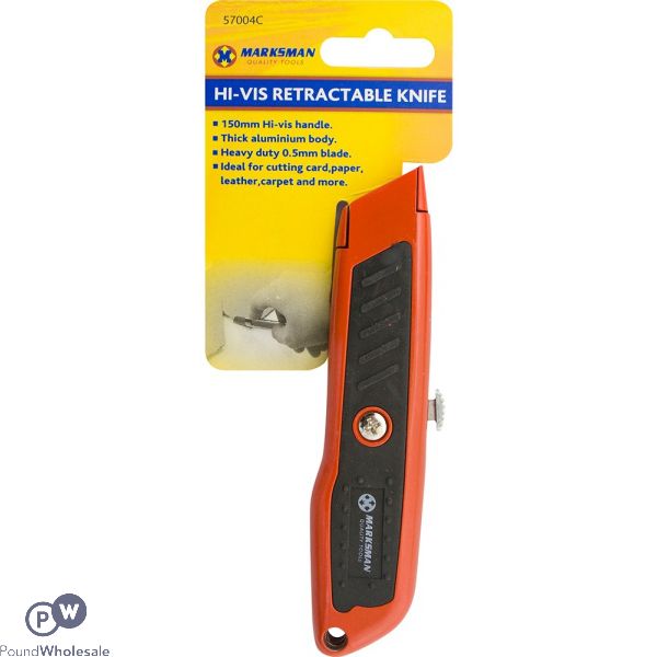 MARKSMAN HI-VIS RETRACTABLE KNIFE