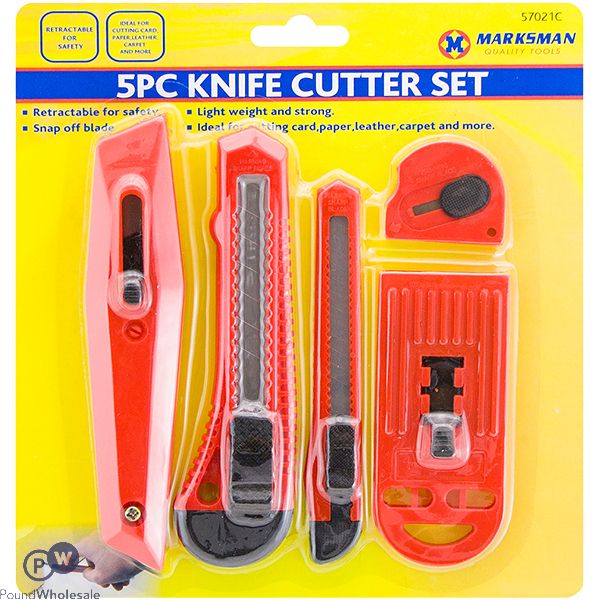 Marksman Knife Cutter Set 5pc