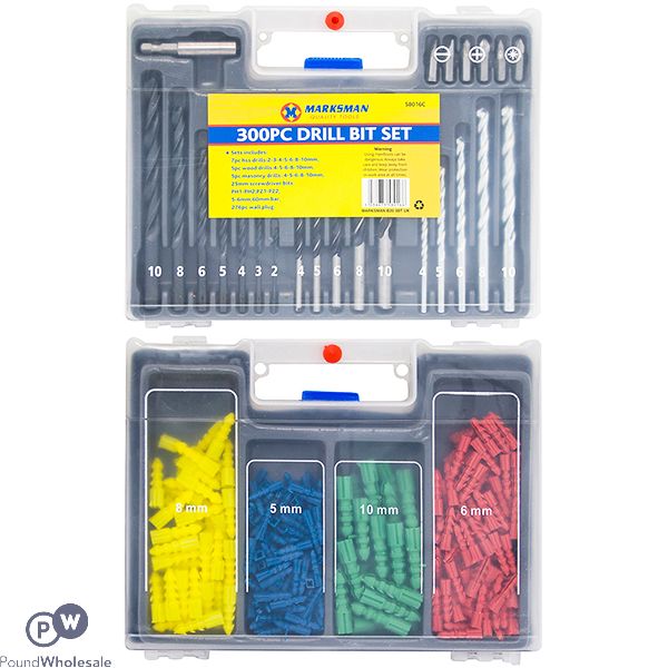 Marksman Drill Bit Set 300pc