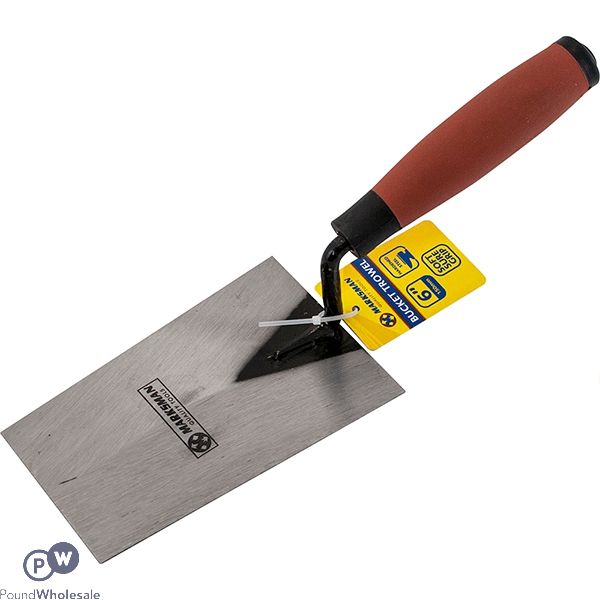 Marksman Soft Grip Bucket Trowel 6"