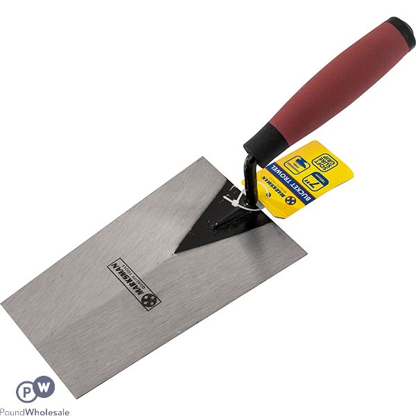 MARKSMAN SOFT GRIP BUCKET TROWEL 7"