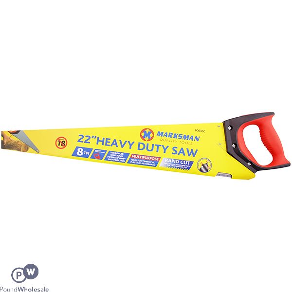 MARKSMAN HEAVY DUTY RAPID CUT 8TPI SAW 22"