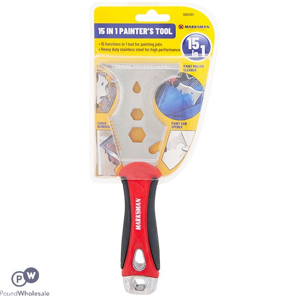 Marksman 15-in-1 Putty Knife Painter's Tool