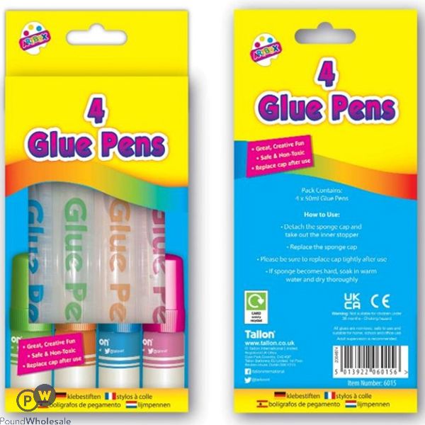 Waterglue Pens 4 x 50ml
