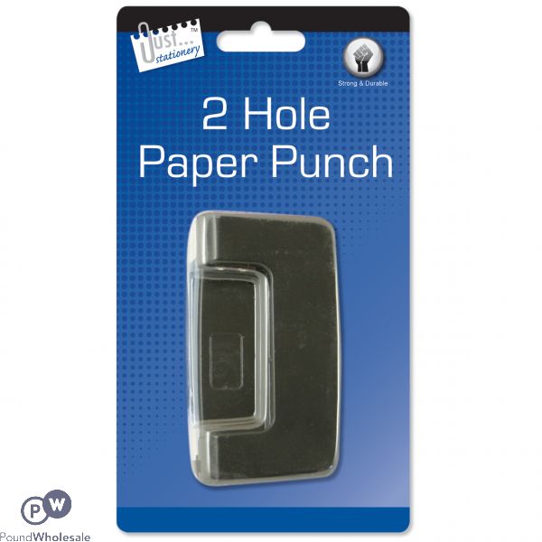 JUST STATIONERY 2 HOLE PAPER PUNCH