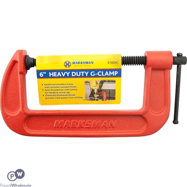 MARKSMAN HEAVY DUTY G-CLAMP 6"