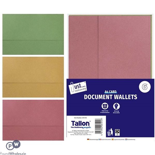 6 Document Wallets