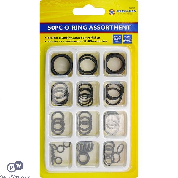 Marksman O-ring Assortment 50pc