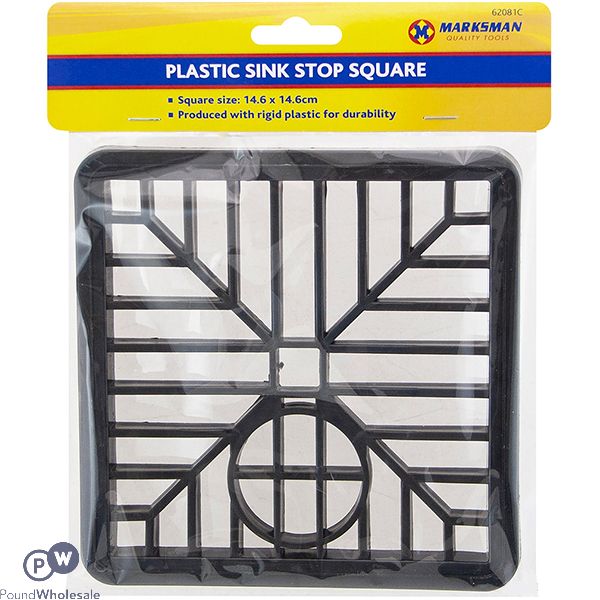 Marksman Plastic Sink Stop Square 14.6cm
