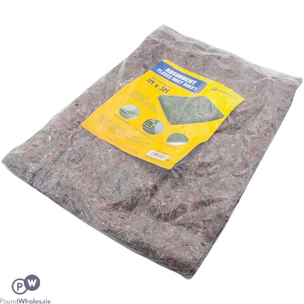 Marksman Absorbent Fleece Dust Sheet 1m X 3m