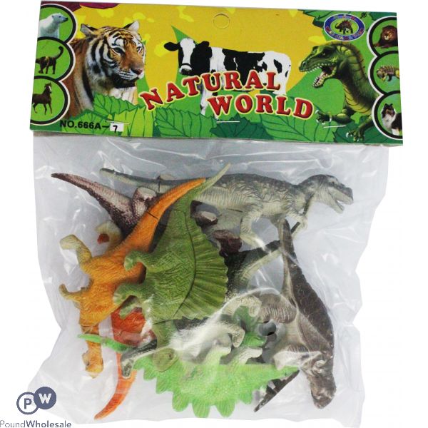 Natural World 9pc Dinosaurs (21cm X 17cm) 