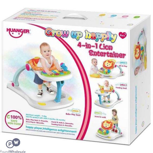Huanger Baby 4 In 1 Lion Entertainer