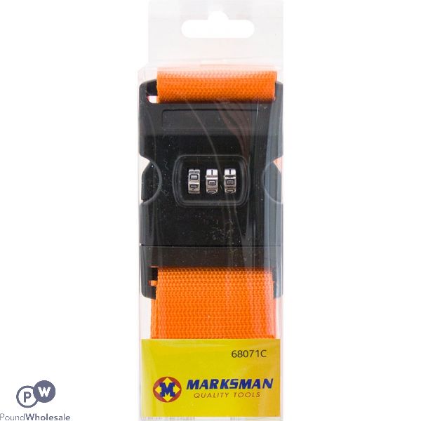 MARKSMAN LUGGAGE STRAP WITH COMBINATION LOCK