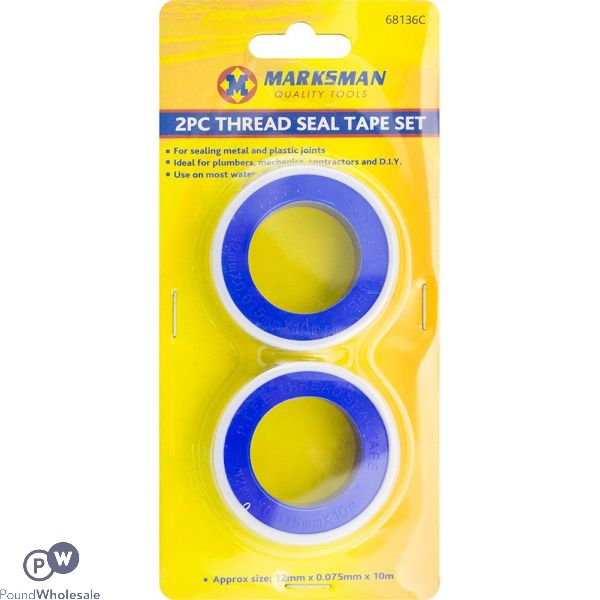 MARKSMAN THREAD SEAL TAPE SET 2 PACK