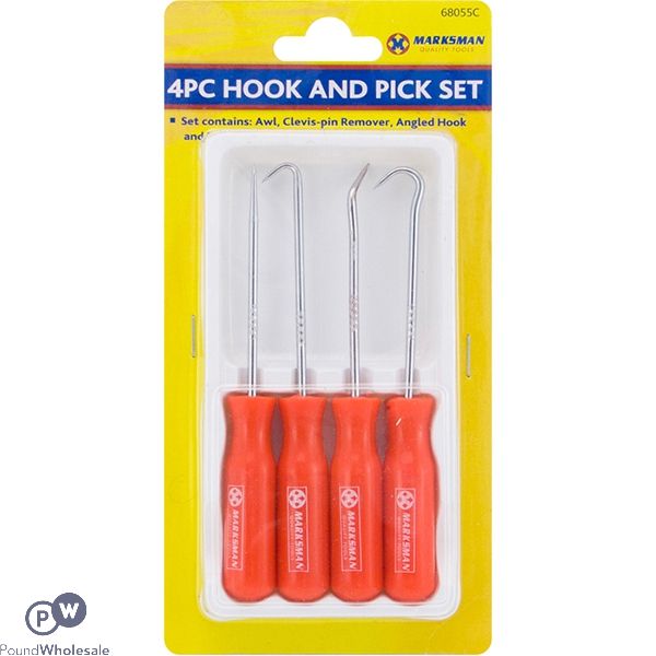 MARKSMAN HOOK AND PICK SET 4PC