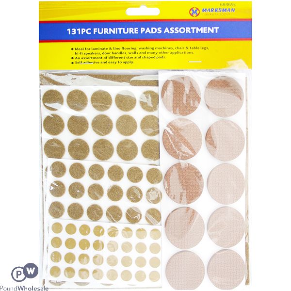 Marksman Furniture Pads Assortment 131pc