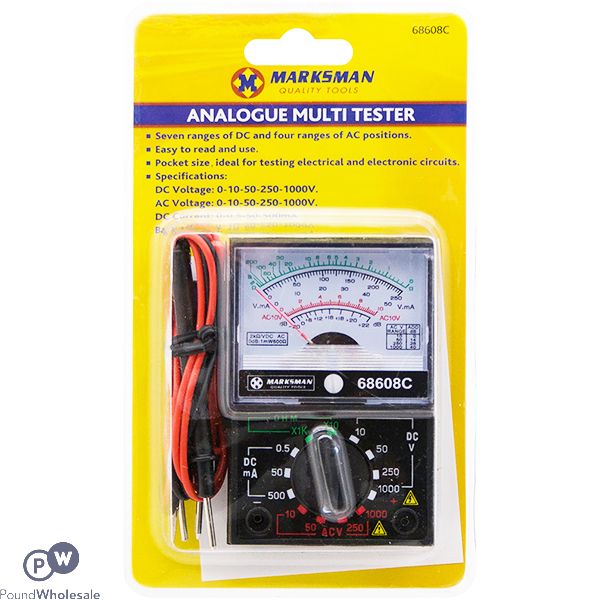 MARKSMAN ANALOGUE MULTIMETER TESTER