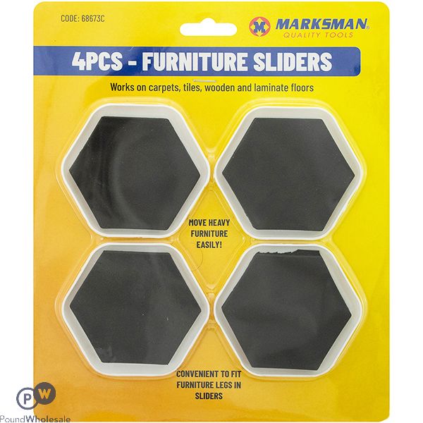 Marksman Furniture Sliders 4pc