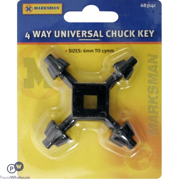 4 Way Universal Chuck Key 