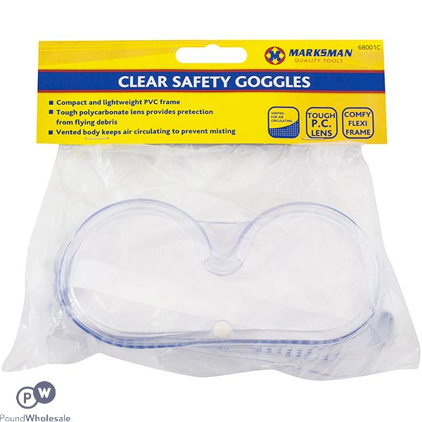 Marksman Clear Safety Goggles