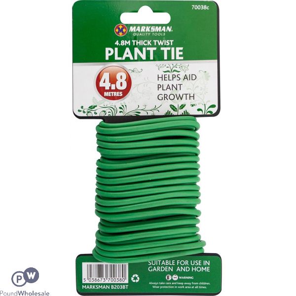 Marksman 4.8m Thick Twist Plant Tie