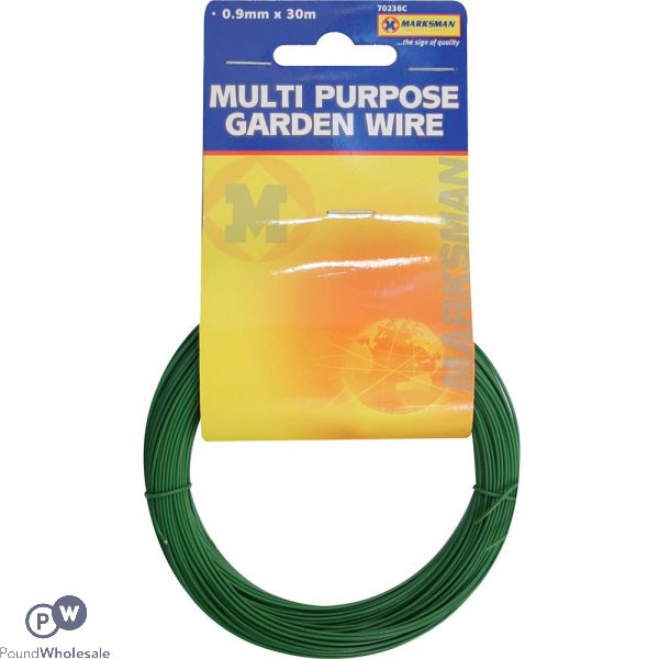 MARKSMAN MULTI-PURPOSE GARDEN WIRE 0.9MM X 30M