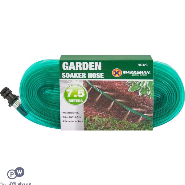 MARKSMAN GARDEN SOAKER HOSE 7.5M