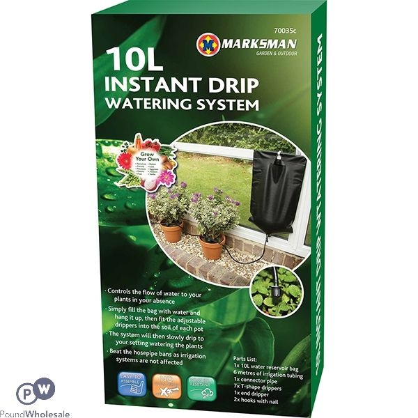 Marksman Instant Drip Watering System 10l