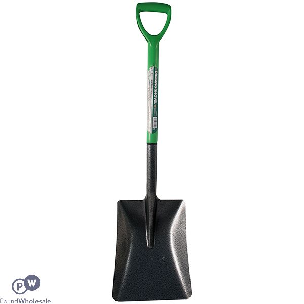 MARKSMAN PLASTIC-COATED HANDLE DIGGING SHOVEL