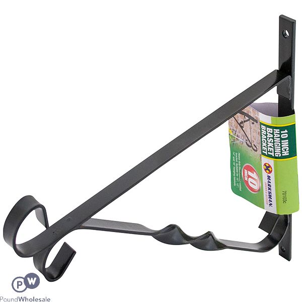 MARKSMAN HANGING BASKET BRACKET 10"