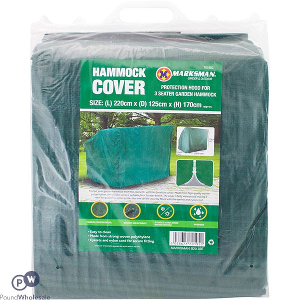 Marksman 3 Seater Hammock Cover 220 X 125 X 170cm