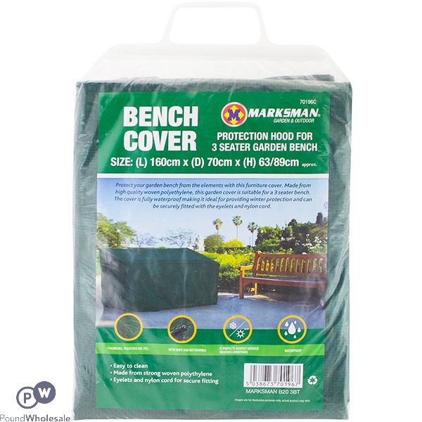 Marksman 3 Seater Bench Cover 160 X 70 X 63/89cm