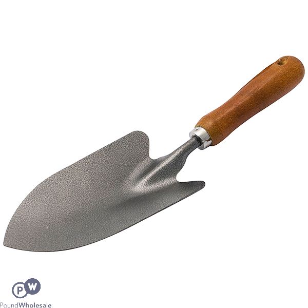 MARKSMAN WOOD HANDLE HAND TROWEL