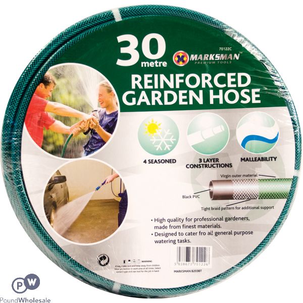 Marksman 30m Reinforced Pvc Garden Hose