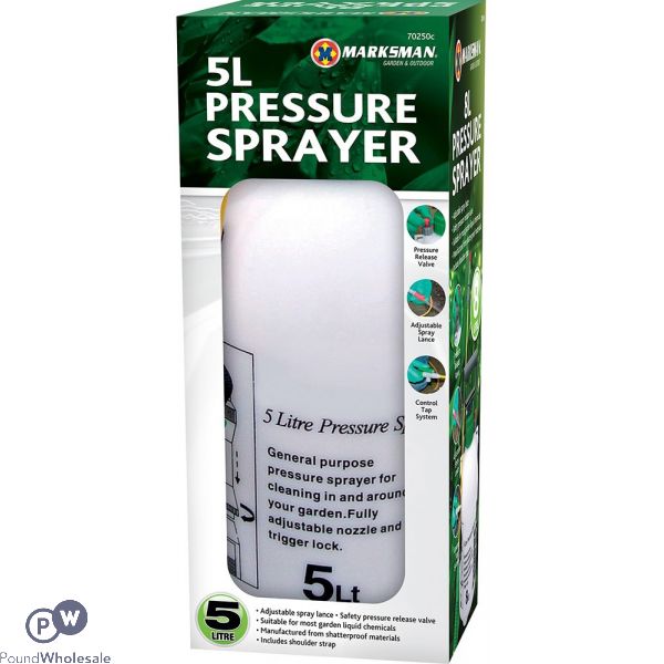 Marksman 5 Litre Pressure Sprayer