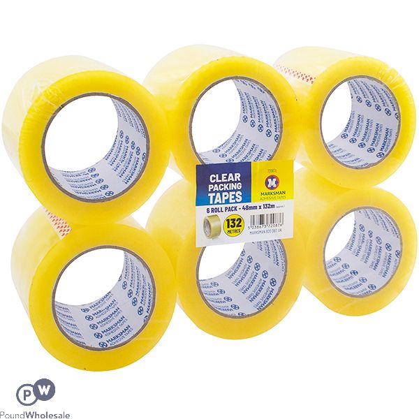 Marksman Clear Packing Tape 48mm X 132m