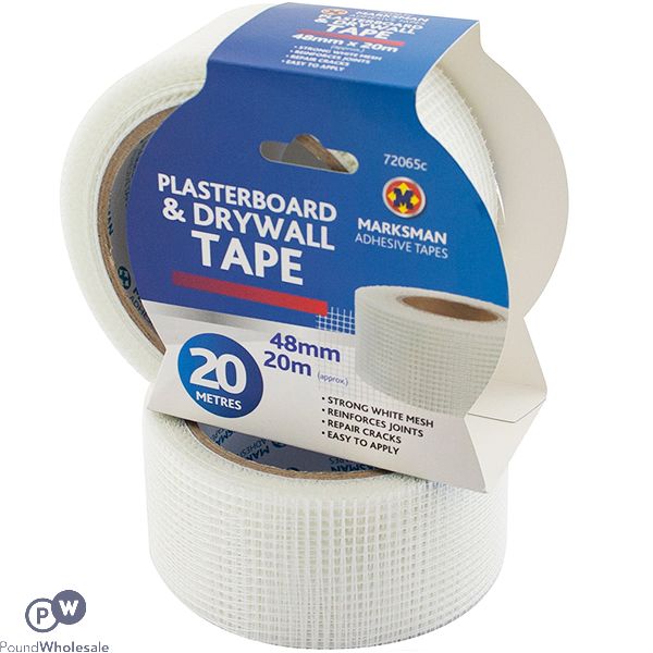 MARKSMAN PLASTERBOARD & DRYWALL TAPE 48MM X 20M